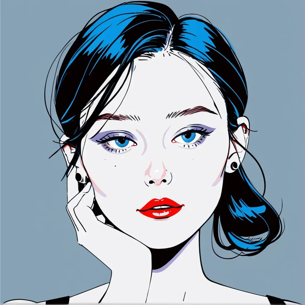 Pop Art Illustration AI character filter example - transform photos into pop art & comic style avatar