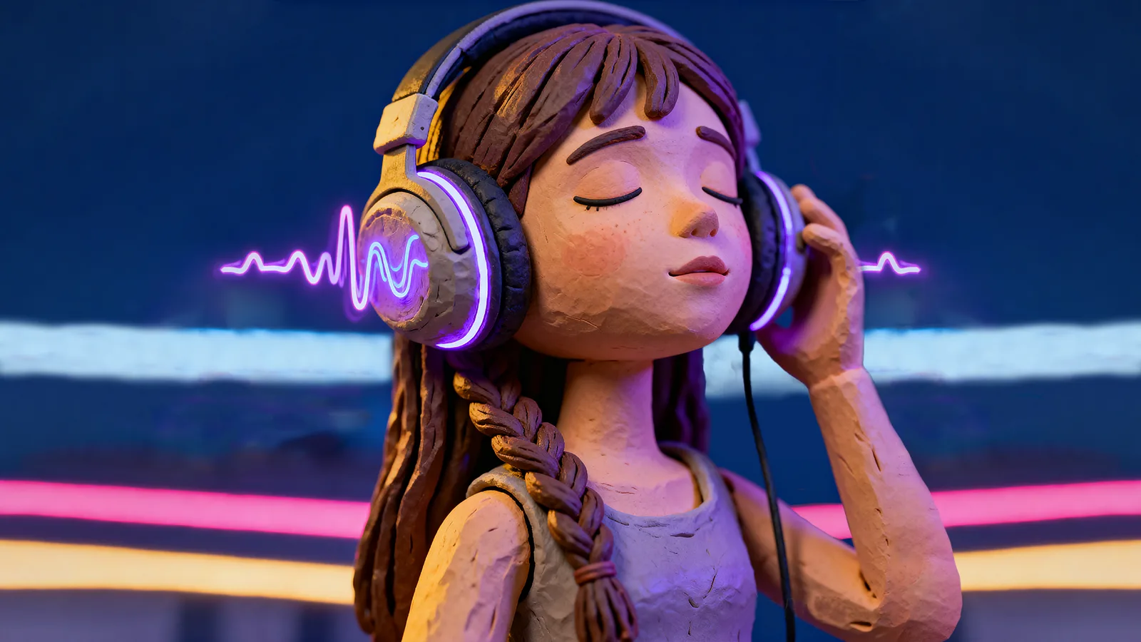 claymify:styleGallery.styles.musicVideo.label clay preset example