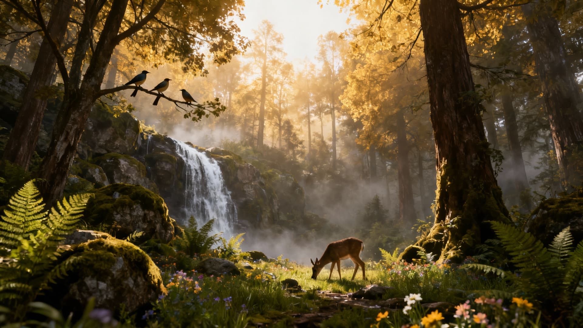 AI generated video: A close-up of ocean waves crashing on a beach during sunset