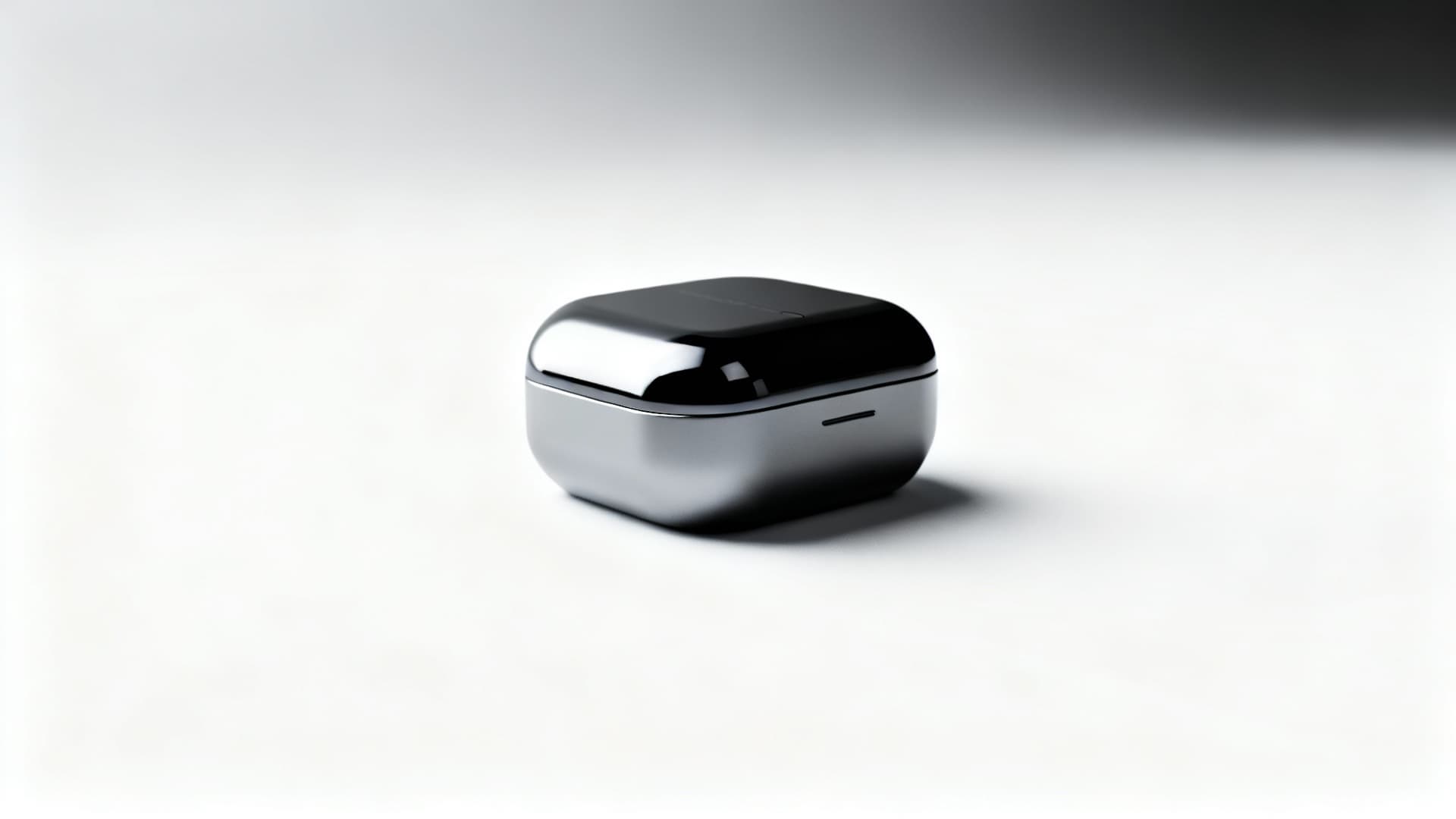 AI generated video: A product showcase of a sleek smartphone rotating on a minimal white background